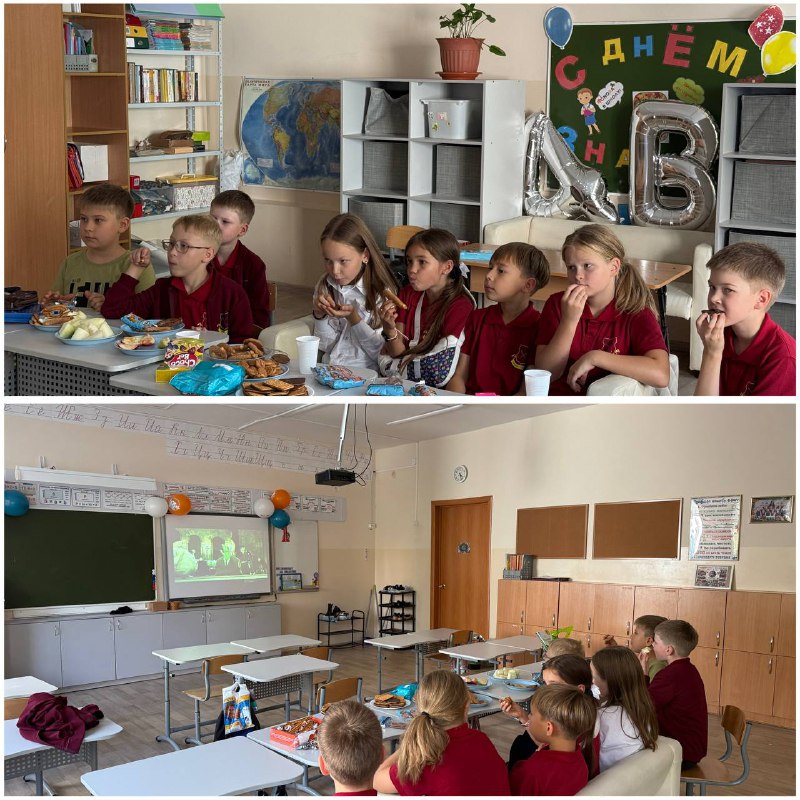 🌟Традиции нашего класса🌟                    4ВНаш класс живет насыщенной жизнью, полной традиций и приятных воспоминаний. Мы стараемся сделать каждый учебный день особенным и запоминающимся!🥰Новогодняя пижамная вечеринка 🎄Каждый год накануне Нового года мы собираемся вместе на пижамную вечеринку. Все приходят в уютных пижамах, прихватив любимые мягкие игрушки и пледы. Устраиваемся удобно, дегустируем вкуснейшие сладости и смотрим новогодние фильмы.🎞️ «Сладкая» пятница ⭐🥞Каждую неделю, наступает самая долгожданная пятница – «сладкая» пятница! Ребята заранее готовят угощения. После уроков мы устраиваем чаепитие прямо в классе. Мы обмениваемся впечатлениями прошедшей недели. Иногда успеваем посмотреть любимый мультфильм.🍫🍭Экскурсии по интересным местам 🌍🏠Кроме того, мы обожаем путешествовать и узнавать новое! Каждая экскурсия становится настоящим событием, ведь мы открываем для себя что-то новое и незабываемое. 🎉💗🌟Традиции нашего класса🌟                    4ВНаш класс живет насыщенной жизнью, полной традиций и приятных воспоминаний. Мы стараемся сделать каждый учебный день особенным и запоминающимся!🥰Новогодняя пижамная вечеринка 🎄Каждый год накануне Нового года мы собираемся вместе на пижамную вечеринку. Все приходят в уютных пижамах, прихватив любимые мягкие игрушки и пледы. Устраиваемся удобно, дегустируем вкуснейшие сладости и смотрим новогодние фильмы.🎞️ «Сладкая» пятница ⭐🥞Каждую неделю, наступает самая долгожданная пятница – «сладкая» пятница! Ребята заранее готовят угощения. После уроков мы устраиваем чаепитие прямо в классе. Мы обмениваемся впечатлениями прошедшей недели. Иногда успеваем посмотреть любимый мультфильм.🍫🍭Экскурсии по интересным местам 🌍🏠Кроме того, мы обожаем путешествовать и узнавать новое! Каждая экскурсия становится настоящим событием, ведь мы открываем для себя что-то новое и незабываемое. 🎉💗
