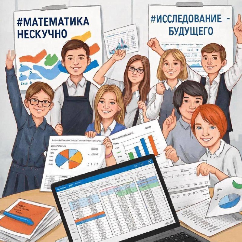 Завершение первого и второго этапа научного проекта по математикеУчащиеся 7-го класса успешно завершили первую и вторую стадии своего исследовательского проекта по теории вероятностей и статистики.Объектом изучения стали антропометрические данные учащихся нашей школы — была собрана статистика роста учеников с 4 по 9 класс.Ребята проделали серьезную работу: рассчитали средние показатели роста, минимумы и максимумы, диапазон значений и медиану для каждого уровня.Кроме того, ученики научились эффективно пользоваться Excel: освоили использование формул и автоматизацию расчетов.И все это под руководством учителя математики Екатерины Сергеевны Коневских.Этот проект стал прекрасным примером того, как школьная математика становится инструментом анализа повседневной реальности.
